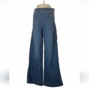 Spanx Wide-Leg Dark Blue Jeans